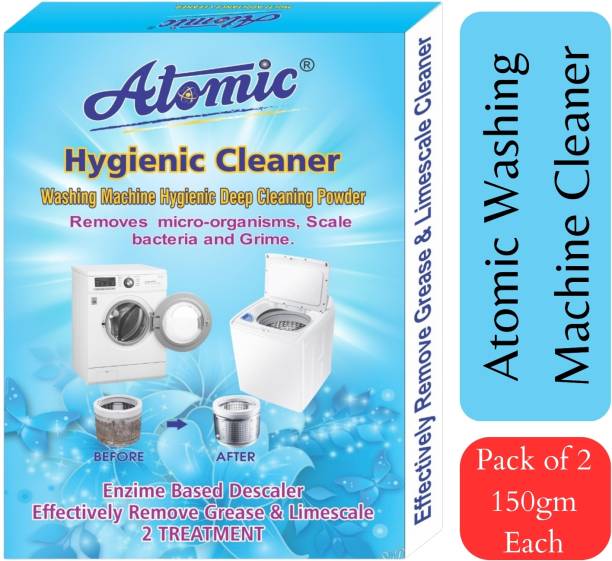ATOMIC Washing Machine Top/Front Load Tub & Drum Cleaning Powder 150 GM X 2= 300gm Detergent Powder 300 g
