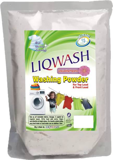 LIQWASH WASHING POWDER TOPLOAD&FRONTLOAD MATic Detergent Powder (fresh-aqua)