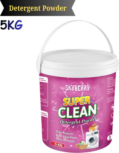 skyberry BrightCare Pink Active Detergent for Tough Dirt Cleaning Detergent Powd