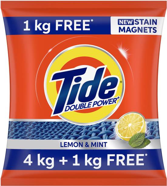 Tide Plus Double Power Lemon & Mint Detergent Powder 4 kg