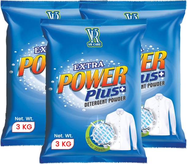 vr care Extra Power Plus+ For Top & Front Load machine, Better Clean Formula Detergent Powder 9 kg