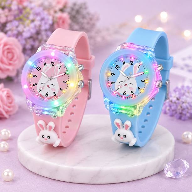 Rainbow Light Series Analog Watch  - For Boys & Girls BNY-LGT-002