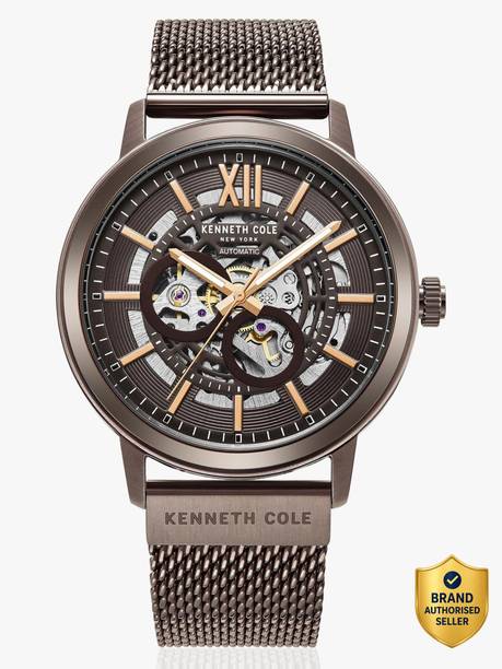 Kenneth Cole Automatic Brown Dial Brown Stainless Steel Strap Analog Watch - For Men NEKCWGL2217202MN,NTKCWGY0081202MN,NTKCWGY0081202MNW