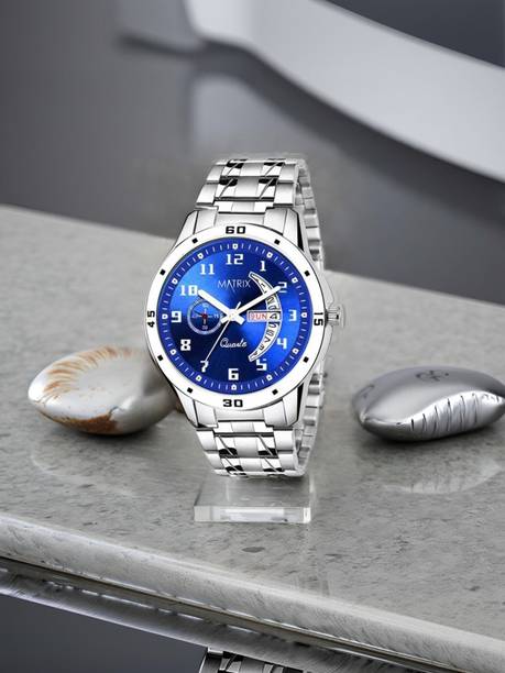 MATRIX DD-78 Blue Dial, Day & Date Analog Analog Watch  - For Men & Women