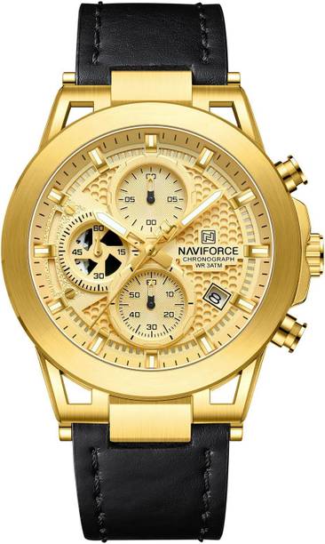 NAVIFORC NF8073 NF8073_G/G/B Analog Watch  - For Men