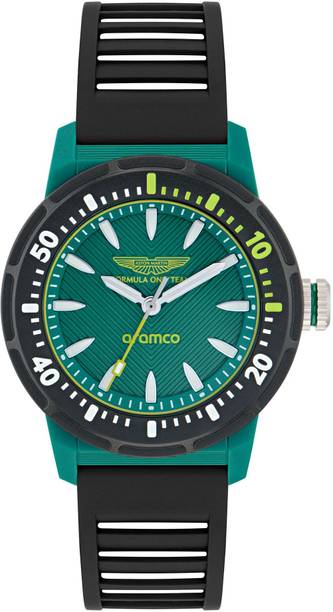 Aramco Round 40mm Green Dial Analog Watch - For Men MTFK1F50243