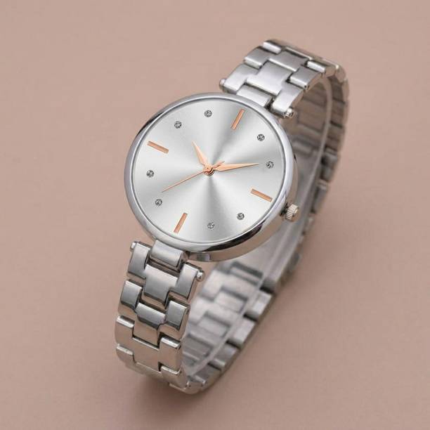 Full Silver Analog Watch - NSM02 Analog Watch  - For Women NSM02-FS