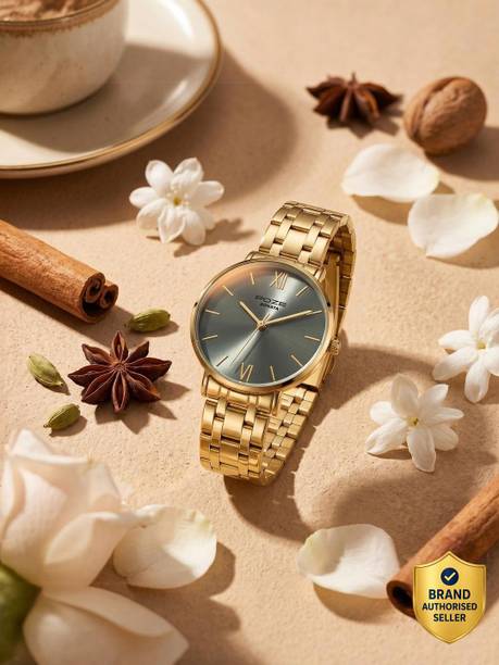 Poze 9 Quartz Desert Sage Dial IPG Strap Analog Watch - For Women SP80183YM01W