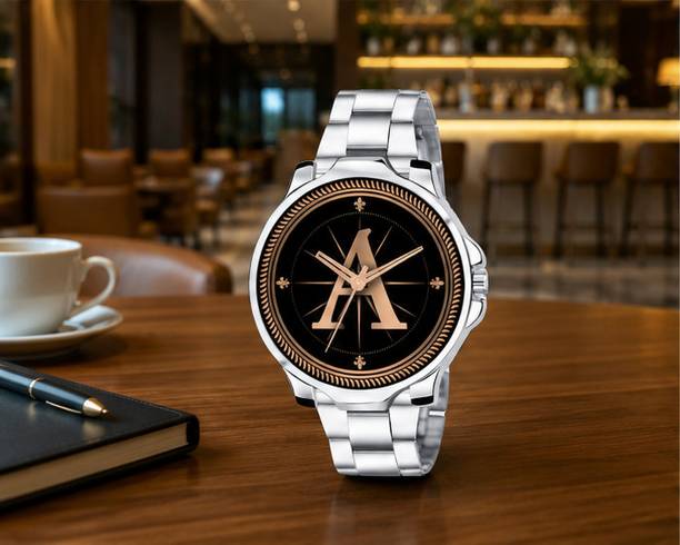 Atix ALPHA-A-3K-SIL-CHAIN-at74 ALPHA-A-3K-SIL-CHAIN-at74 Analog Watch  - For Men