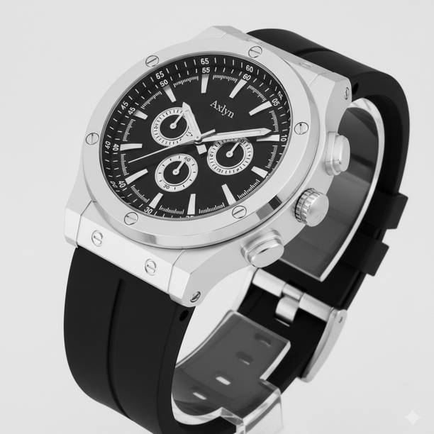 Minimalist Slim Series | Smart Silicone Strap | Watch For Men | Boys Watches Analog Watch  - For Men ANLG-FM-01-BLACK Watch For Men And Boys