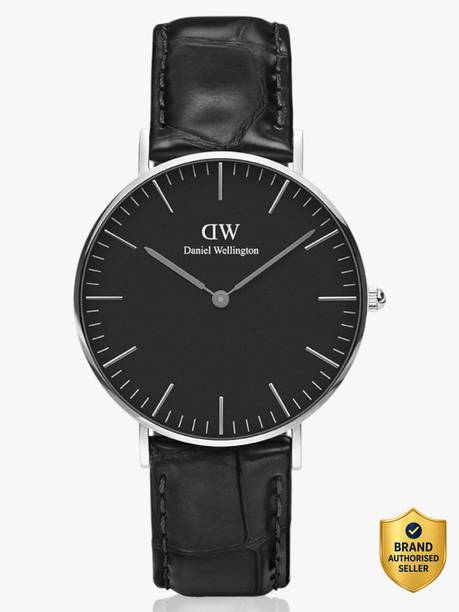 Classic Reading 36mm Black Dial Analog Watch  - For Men & Women DW00100147K