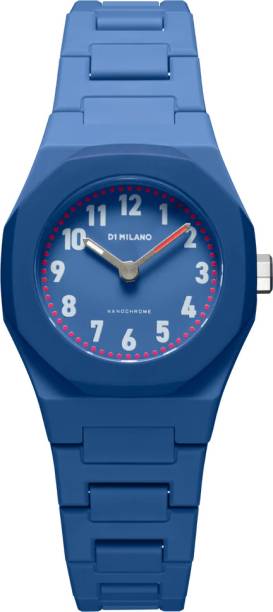 D1 Milano NCBJ01 Polycarbon Quartz Dial Matte Blue Analog Watch  - For Men &amp; Women