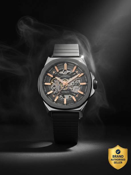 MECHALUME See Through Grey Round Dial | Men's Grey Automatic Watch Analog Watch - For Men FCA23GNL