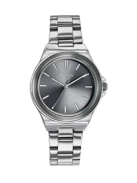 Sonata Poze Golden Hour Quartz Grey Round Dial Women's Watch Analog Watch - For Women SP80121KM02W