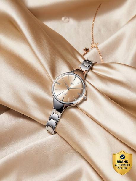 Vyb Striker Rose Gold Dial Silver/Rose Gold Strap Analog Watch - For Women FV60001KM01W