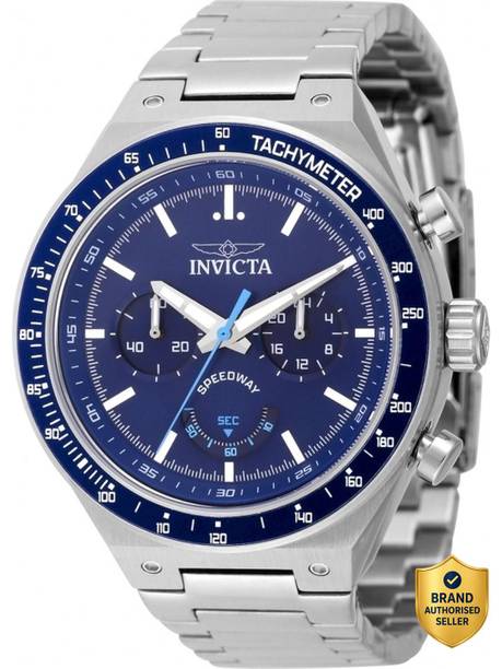 INVICTA 49377 Speedway Quartz Blue Dial Analog Watch  - For Men