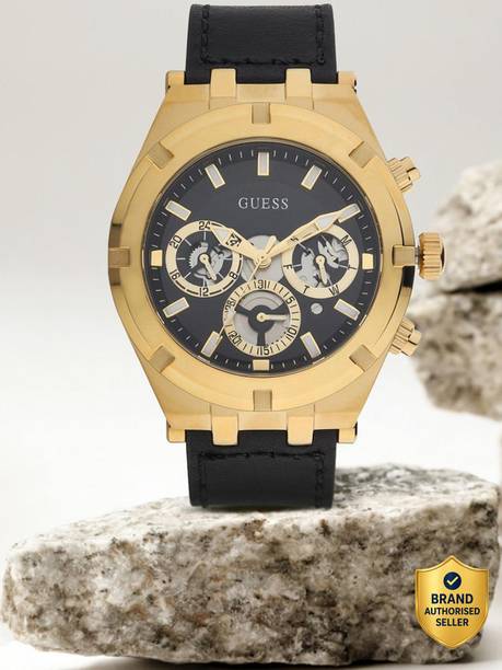 GUESS Guess Men Black-GW0262G2 Black Dial Analog Watch  - For Men
