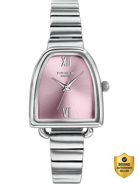Sonata Poze 7 Pink Dial Silver Alloy strap Strap Analog Watch - For Women SP80154SM01W