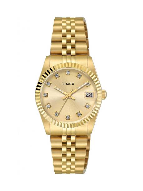 Date Display with (Magnifier), Champagne Dial Analog Watch - For Women TWEL222SMU01