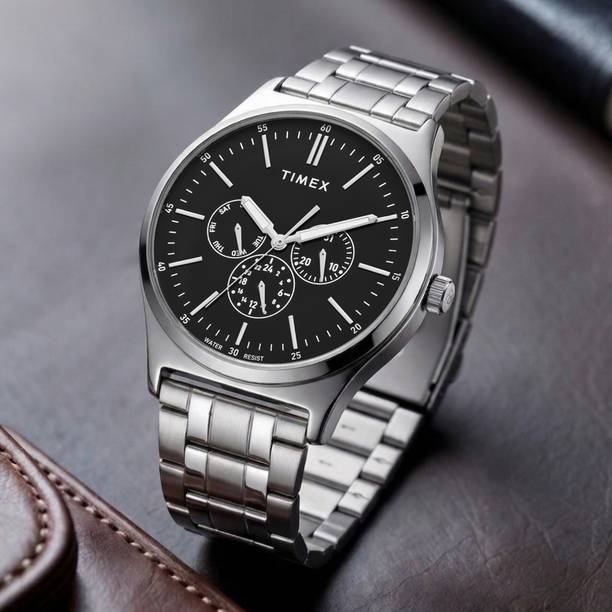 Multifunction Black Dial Analog Watch - For Men TWEG360SMU04T