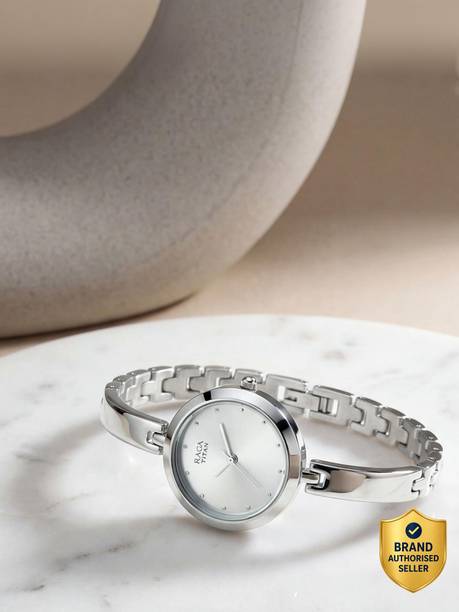Titan Raga Viva Silver Dial Silver Metal Strap Analog Watch  - For Women NT2606SM04