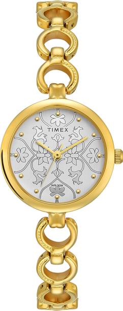 Round 26mm Silver Dial Analog Watch - For Women TWEL11413