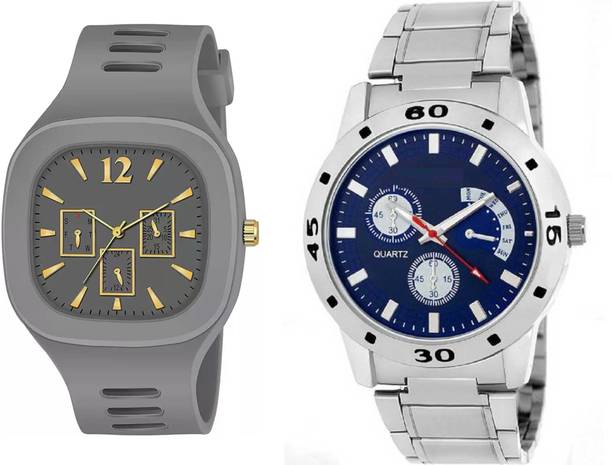 RIDDHI Aveo steel blue RS-82_Milar Grey RS-55 RIDDHI New Trandy Analog Watch Analog Watch  - For Men & Women