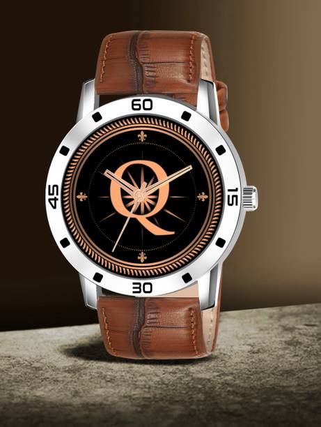 Red Robin ALPHA-Q-AVO-SIL-DBRW-1 Alpha Heritage Collection P Brown Strap Watch for Man & Boys Analog Watch  - For Men
