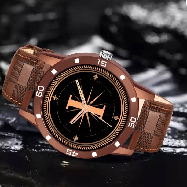 Red Robin ALPHA-I-AVO-BRW-CHL-1 Alpha Heritage Collection I Brown Strap Watch for Man & Boys Analog Watch  - For Men