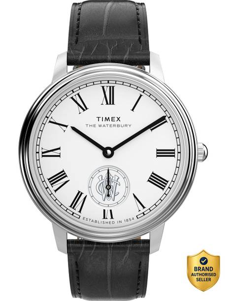 Waterburry Round 39mm Silver Dial Analog Watch - For Men TW2Y23100IK