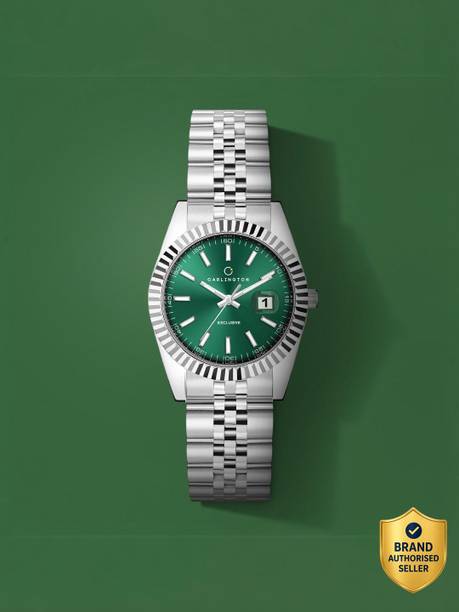 Carlington exclusive Series Premium Ladies Wrist Watches Analog Watch - For Women Exclusive 8811 Steel Green Ladies