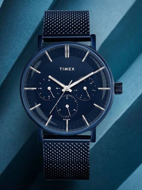 Multifunction Blue Dial Analog Watch - For Men TWEG25704