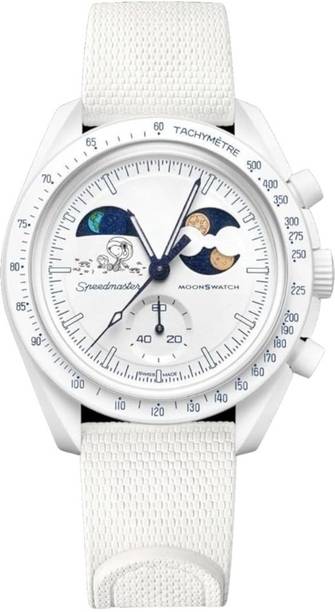 Moonphase Style Multi-Function Dial | Luxury Stylish Casual Wrist Watch for Men Analog Watch  - For Men White All working Luxury Analog Watch for Men | Multi-Function Dial