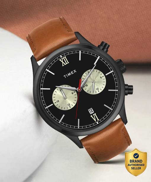 Round 43mm Black Dial Analog Watch  - For Men TWEG19808