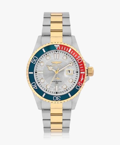 Pro Diver Quartz Silver Dial Analog Watch - For Men 44710