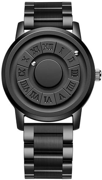 Unisex Cool Watches Roman Numeral Analog Watch - For Men & Women Unisex Cool Watches Roman Numerals Creative Magnetic Levitation Balls Dial
