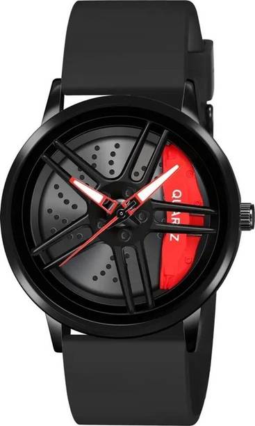 Turbo Wheel Series Analog Watch  - For Men & Women Classic-5015 Likely a racing-inspired or turbo edition
