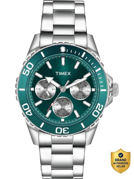 Multi Function Teal Dial Analog Watch - For Men TW000Z604