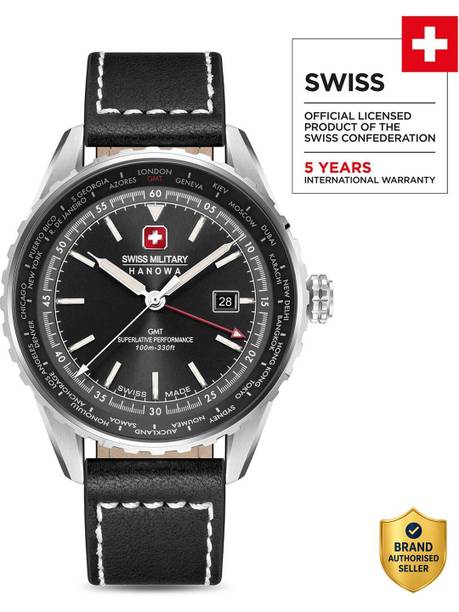 Water Resistant Dial 3 HAND Leather Strap Analog Watch - For Men SMWGB0003201