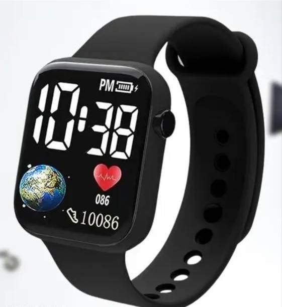 Trendy premium look watch Digital Watch  - For Couple Blackchwatch