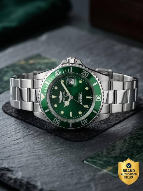 Pro Diver Quartz Green Dial Analog Watch - For Men 47355