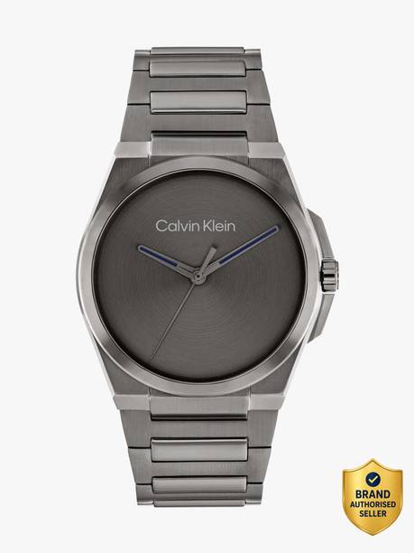 Calvin Klein Meta-Minimal Meta-Minimal Qtz Basic Grey Tonneau Dial 's / Analog Watch  - For Men