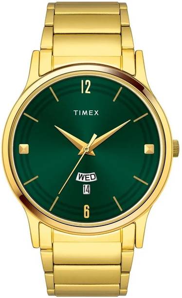 Timex Men Green Round Dial Analog Watch-TW000R462 Analog Watch - For Men TW000R462