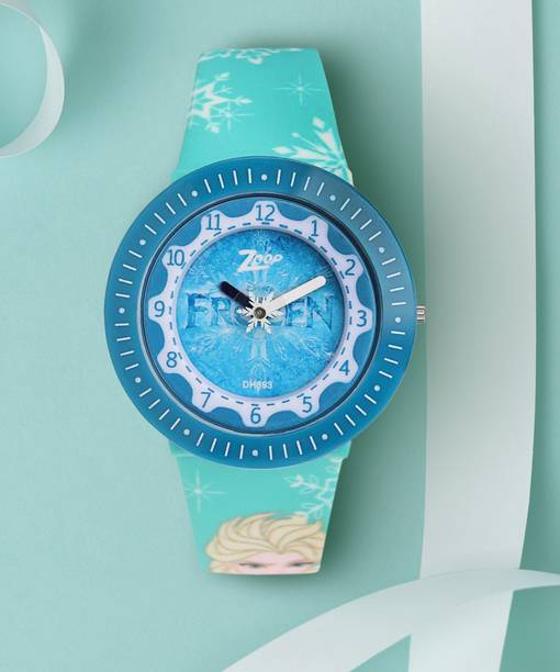 Zoop Disney Frozen Blue Dial Blue Plastic Strap Analog Watch - For Boys & Girls NS26007PP06W