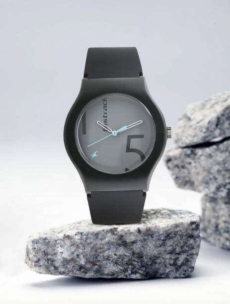Fastrack Quartz Grey Dial Black Silicone Strap Unisex Analog Watch - For Men & Women NS9915PP56,9915PP56,NT3247NL01,3247NL01
