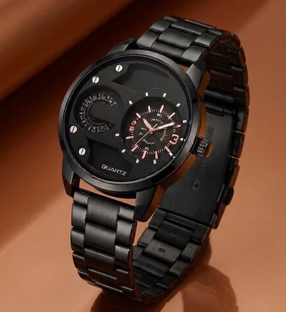 Trendy Casual Mens Watch Luxury Stainless Steel Strap Watch Analog Watch  - For Men Curenn-Quartz