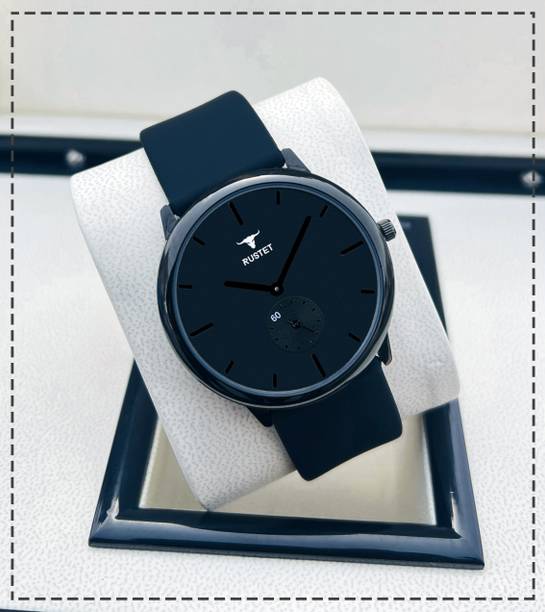 RUSTET CHR-01 Silicone Strap Analog Watch  - For Men