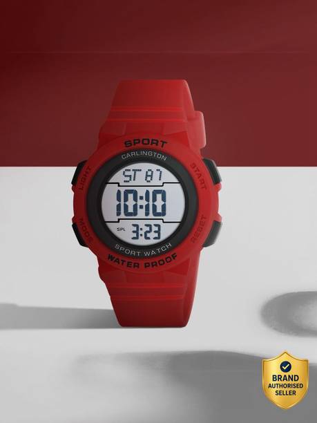 Carlington Kids series Multi Function Working Digital Watch  - For Boys & Girls 9123 Red