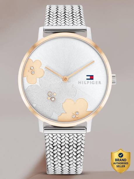 Tommy Hilfiger Silver Dial Silver Stainless Steel Strap Analog Watch  - For Women TH1782604,NTTH1782604