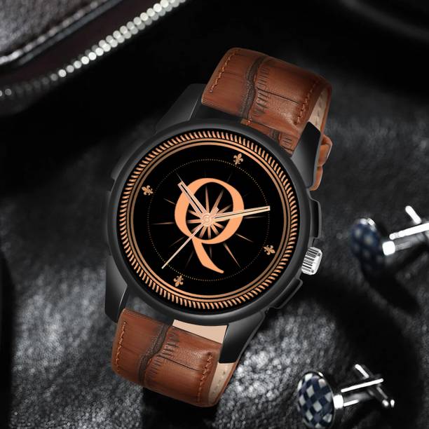 Red Robin ALPHA-Q-J16-BLK-DBRW-1 Alpha Heritage Collection P Brown Strap Watch for Man & Boys Analog Watch  - For Men
